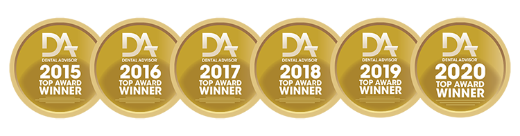 Dental Advisor Top Fluoride Varnish Award, 5 years in a row